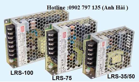LRS-35-24|Bộ nguồn Meanwell LRS-35-24, bộ nguồn Meanwell 35W 24V 1.5A