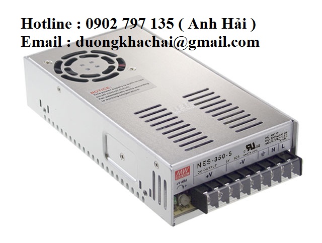 NES-350-48|Bộ nguồn Meanwell NES-350-48, bộ nguồn Meanwell 350W 48V 7.3A
