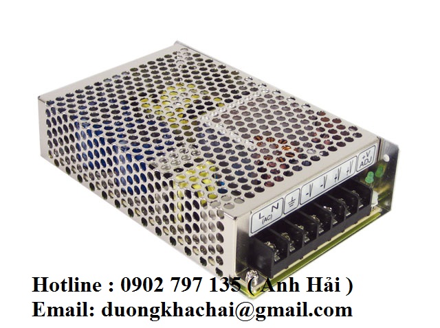 RS-100-48|Bộ nguồn Meanwell RS-100-48, bộ nguồn Meanwell 100W 48V 2.3A