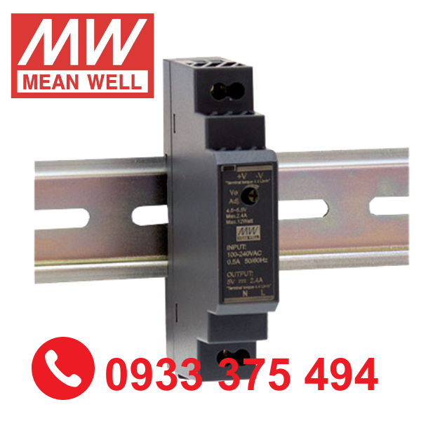 HDR-15-48| Nguồn Meanwell HDR-15-48 ( 15.4W 48V 0.32A )