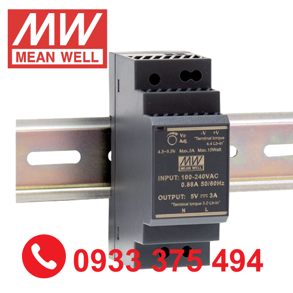 HDR-30-48| Nguồn Meanwell HDR-30-48 ( 36W 48V 0.75A )