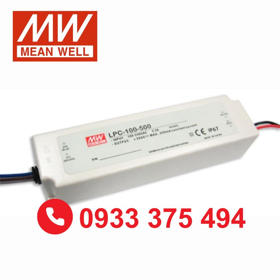 LPC-100-350 | Nguồn Meanwell LPC-100-350 (100.1W 143~286V 0.35A)
