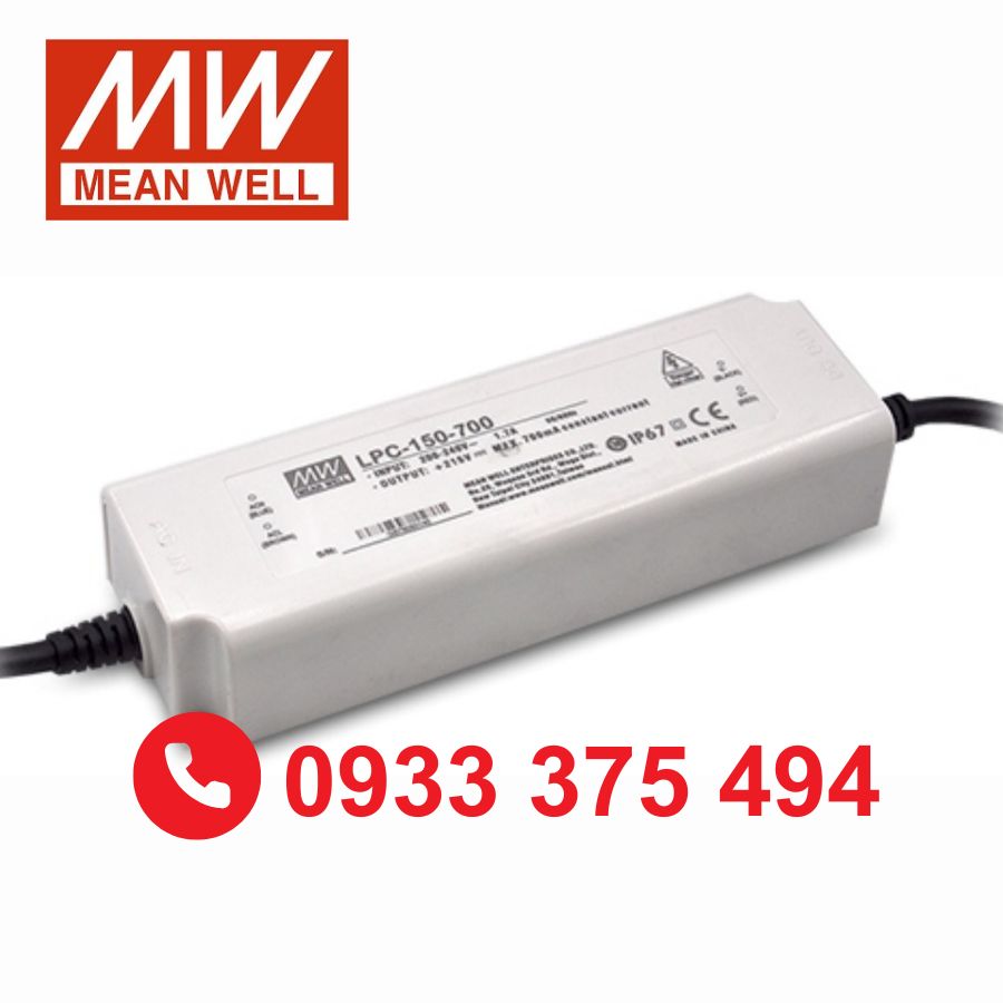 LPC-150-350 | Nguồn Meanwell LPC-150-350 (150.5W 215~430V 0.35A)