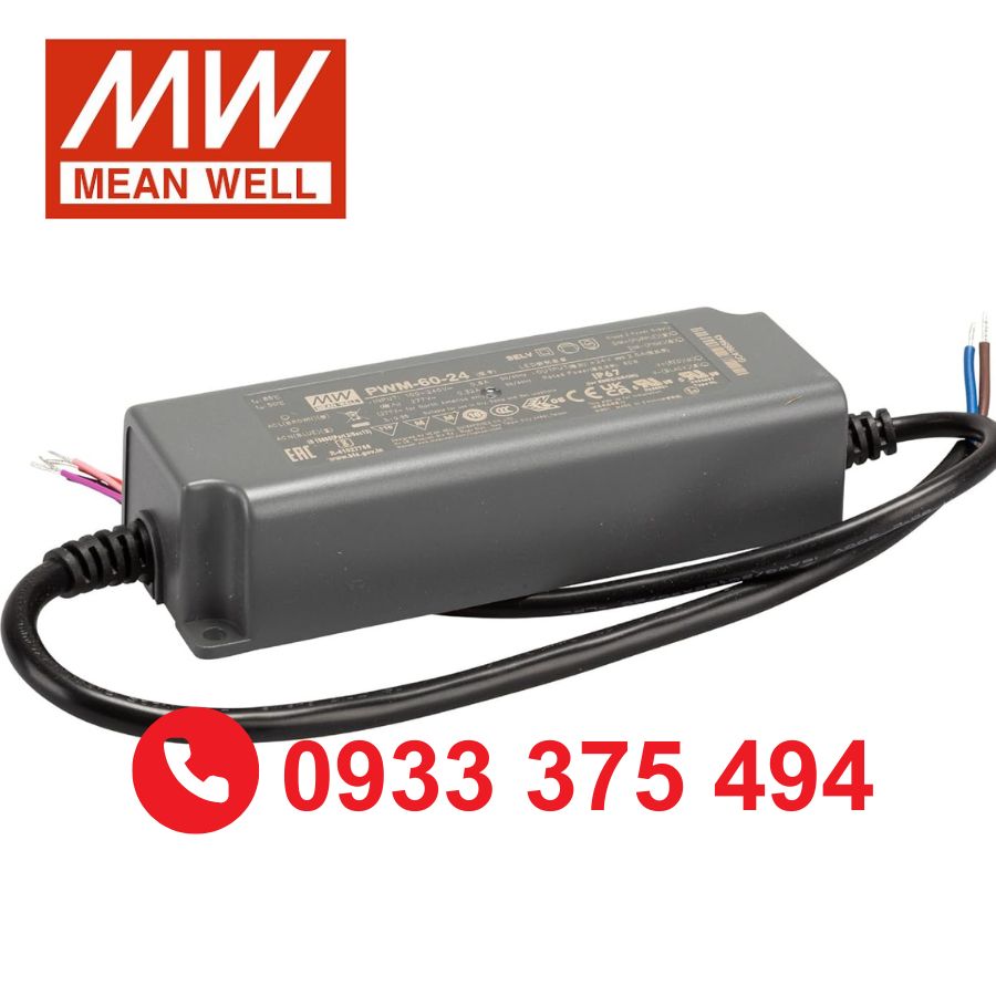 PWM-90-12 | Nguồn Meanwell PWM-90-12 (90W 12V 7.5A)