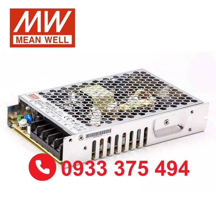 RSP-75-3.3 | Nguồn Meanwell RSP-75-3.3 (49.5W 3.3V 15A)